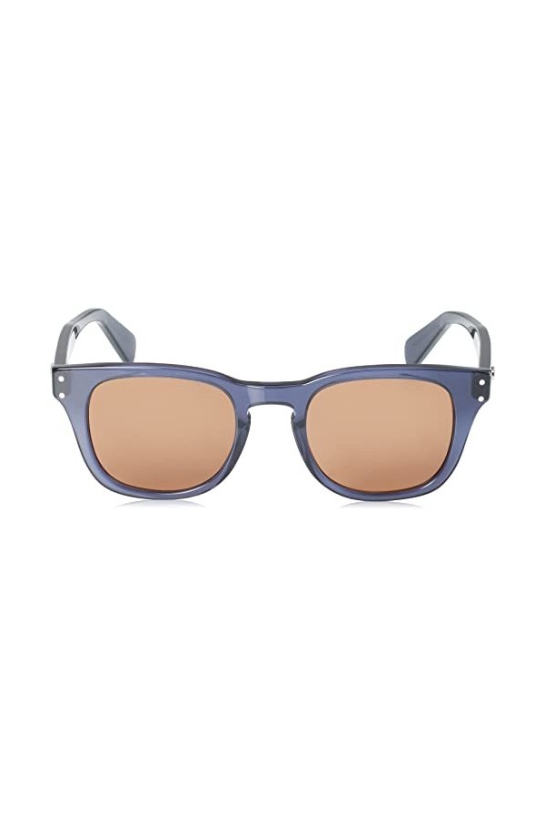 Salvatore Ferragamo Sf1061s Lunettes de Soleil, 456 Bleu Transparent, 49 Mixte