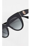 FENDI FF 0360/G/S HA, Lunettes de soleil Femmes, BLACK/GY GRIGIO, 51