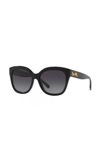 Lunettes de Soleil Coach HC 8264 BLACK/GREY SHADED 56/17/140 femme