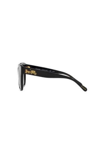 Lunettes de Soleil Coach HC 8264 BLACK/GREY SHADED 56/17/140 femme
