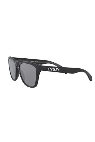 Oakley Frogskins Lunettes de soleil Noir mat avec verres polarisés iridium noir, Noir mat., taille unique