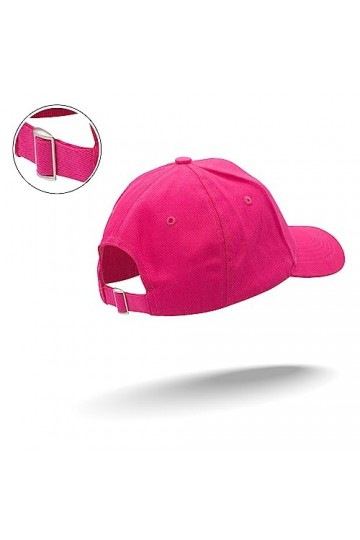 Colours & Beauty Casquette Baseball Unisexe Réglable en Coton Fucsia | Chapeau Visière Homme | Casquette Soleil Femme | Chape