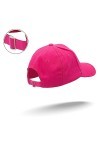 Colours & Beauty Casquette Baseball Unisexe Réglable en Coton Fucsia | Chapeau Visière Homme | Casquette Soleil Femme | Chape