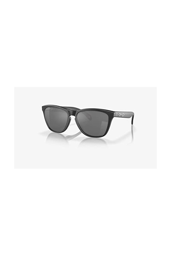 Oakley Frogskins Lunettes de soleil Noir mat avec verres polarisés iridium noir, Noir mat., taille unique