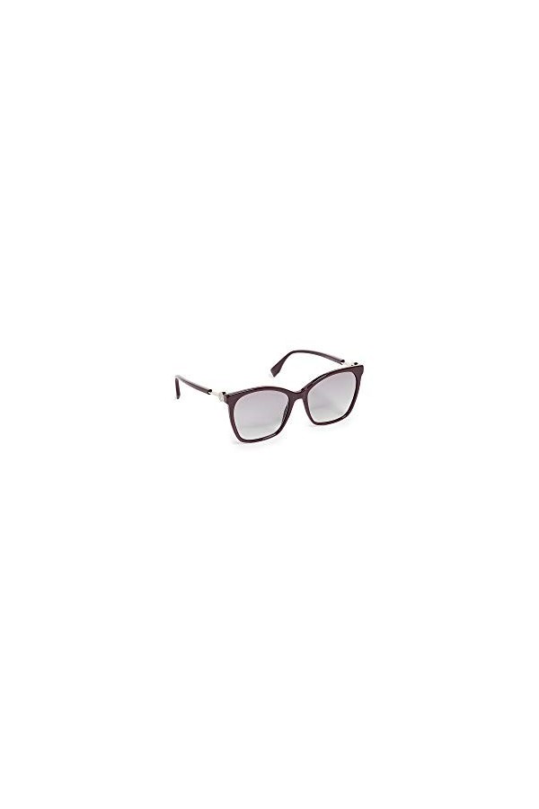 FENDI FF 0344/S I4 Lunettes de Soleil, Plume/Gris, 57 Femme