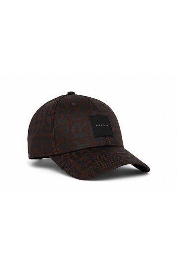 Replay Aw4285 Casquette de Baseball, 1583 Brown COCOCOA + Black 098, Taille Unique Femme