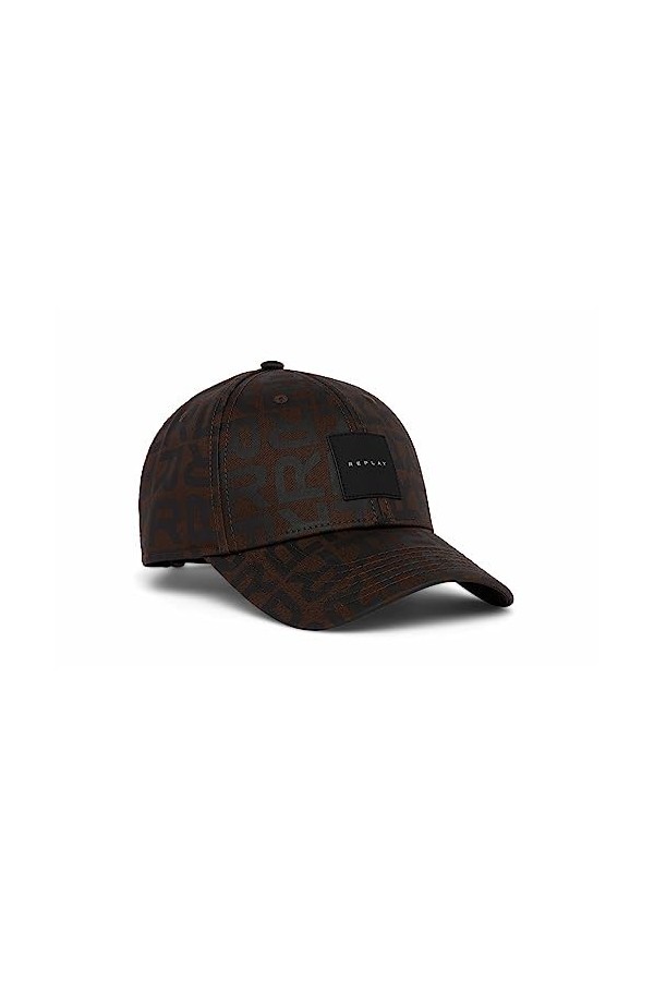 Replay Aw4285 Casquette de Baseball, 1583 Brown COCOCOA + Black 098, Taille Unique Femme