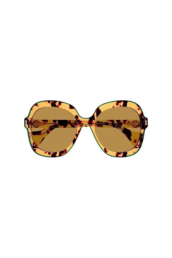 Lunettes de Soleil Gucci GG1240S Havana/Brown 57/20/145 femme