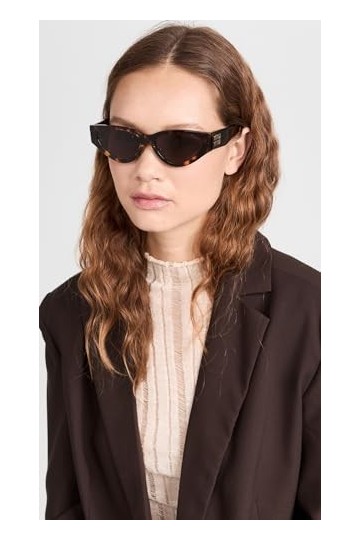 Miu Miu Femme 0mu 03zs Lunettes de Soleil, Multicolore, Taille Unique