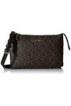Calvin Klein Sac Bandoulière Femme Ck Must Ew Xbody Mono Petit Modèle, Marron Brown Mono , Taille Standard