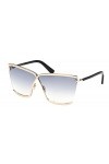 Tom Ford Lunettes de Soleil ELLE-02 FT 0936 Shiny Rose Gold/Grey Shaded 71/1/130 femme