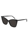 Saint Laurent Lunettes de Soleil SL 384 Black/Grey 55/16/145 femme