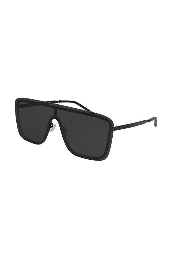 Saint Laurent Lunettes de Soleil SL 364 MASK Black/Dark Grey 99/1/140 unisexe