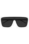 Saint Laurent Lunettes de Soleil SL 364 MASK Black/Dark Grey 99/1/140 unisexe
