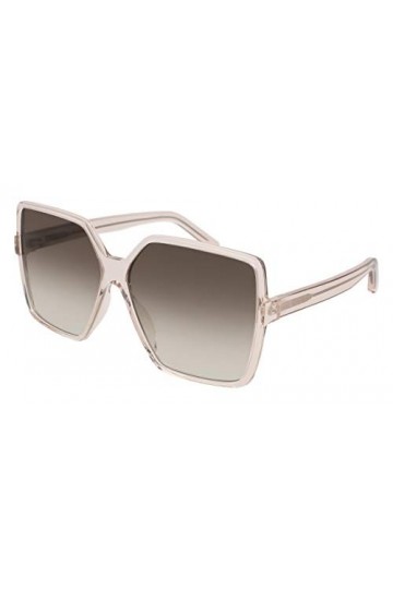 Saint Laurent Lunettes de Soleil BETTY SL 232 Nude/Brown Shaded 63/13/135 femme