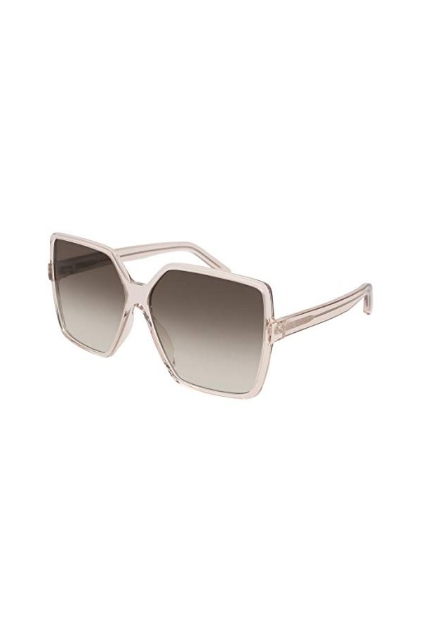 Saint Laurent Lunettes de Soleil BETTY SL 232 Nude/Brown Shaded 63/13/135 femme