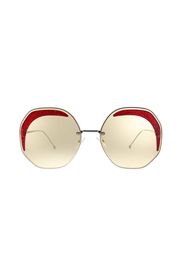 FENDI mixte adulte Lunettes de Soleil FF 0358/S, 40G/W7, 63