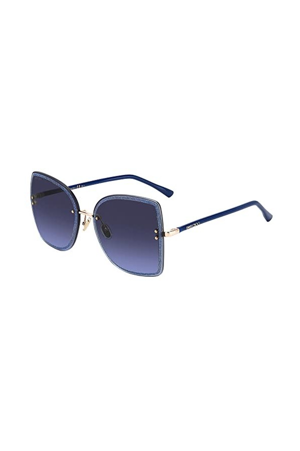 Jimmy Choo Lunettes de Soleil LETI/S Gold Blue/Blue Shaded 62/15/145 femme