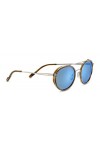Serengeti Geary Lunettes de Soleil, Multicolore Shiny Dark Gunmetal Black Shiny , M Mixte