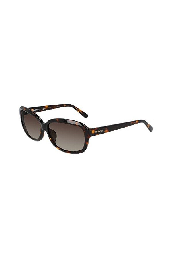 Lunettes de soleil Nine West NW 647 SX 237 Dark Tortoise, Dark Tortoise/Gray, 58, Tortue foncée/gris, 58