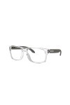 Ray-Ban 0OX8156 Lunettes de Soleil, Gris Polished Clear , 54 Homme