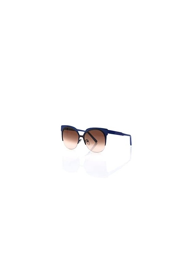 Marni Lunettes de Soleil CURVE ME101S Blue/Light Brown Shaded 56/17/140 femme