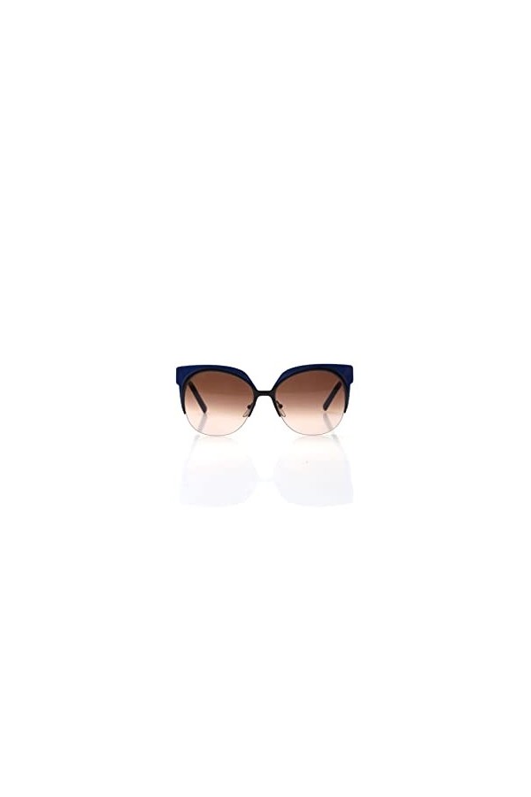 Marni Lunettes de Soleil CURVE ME101S Blue/Light Brown Shaded 56/17/140 femme