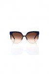 Marni Lunettes de Soleil CURVE ME101S Blue/Light Brown Shaded 56/17/140 femme