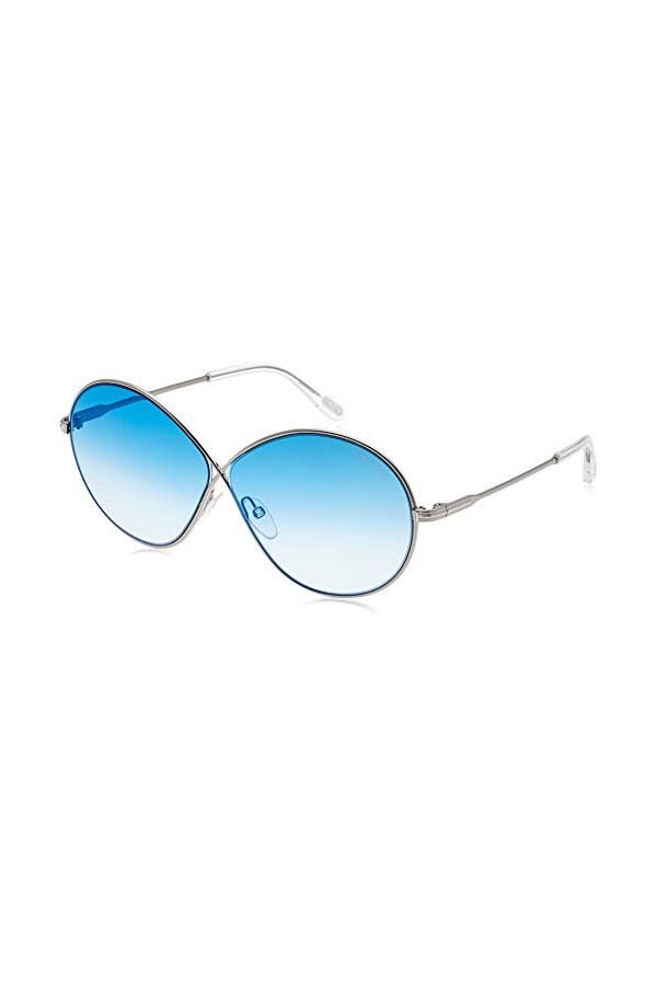 Tom Ford FT0564 14X 64 Montures de Lunettes, Gris Rutenio Chiaro Luc/Blu Specchiato , 64 Mixte Adulte