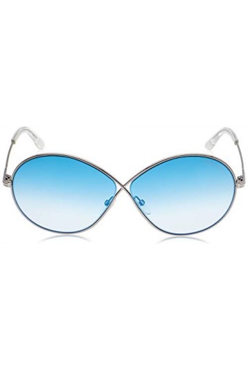Tom Ford FT0564 14X 64 Montures de Lunettes, Gris Rutenio Chiaro Luc/Blu Specchiato , 64 Mixte Adulte