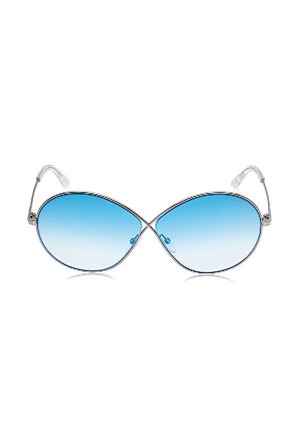Tom Ford FT0564 14X 64 Montures de Lunettes, Gris Rutenio Chiaro Luc/Blu Specchiato , 64 Mixte Adulte