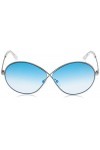 Tom Ford FT0564 14X 64 Montures de Lunettes, Gris Rutenio Chiaro Luc/Blu Specchiato , 64 Mixte Adulte