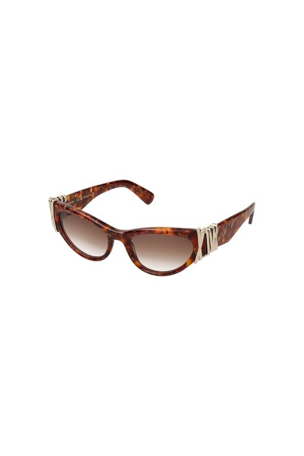 Lanvin Lnv664s Lunettes de Soleil, 730 Amber Tortoise, 53 cm Mixte