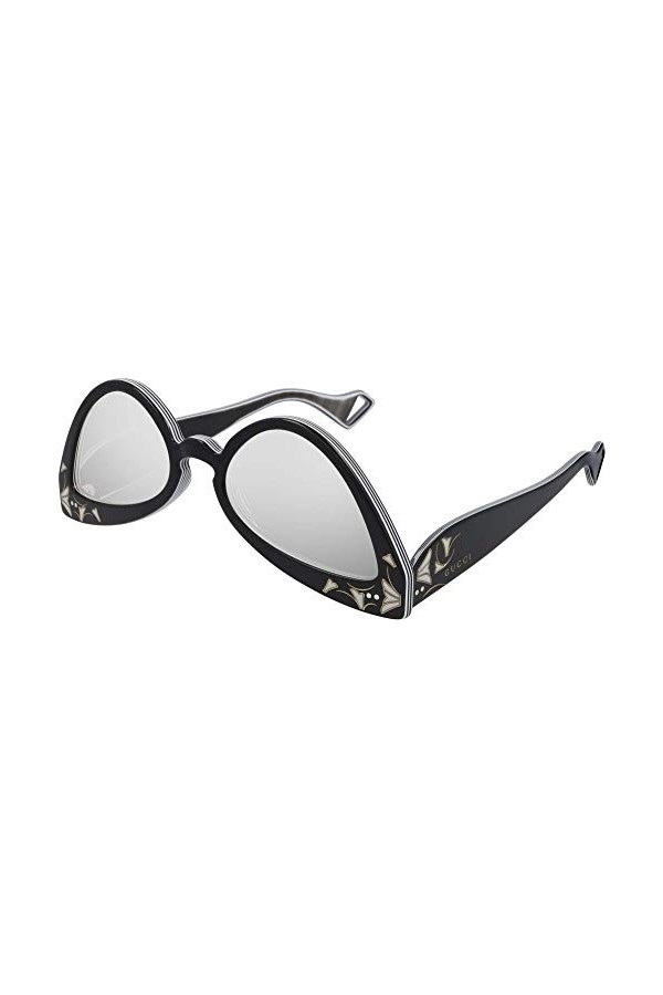 Gucci Lunettes de Soleil GG0874S Black/Silver 55/21/145 femme