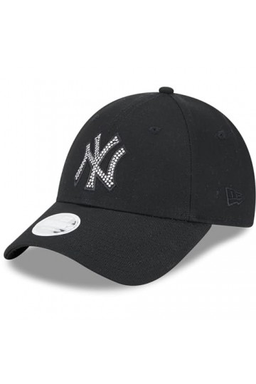 New Era 9Forty Femme Cap - Diamante New York Yankees Noir