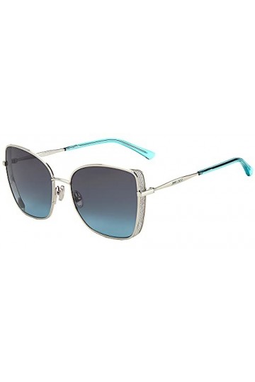 Jimmy Choo Lunettes de Soleil ALEXIS/S Palladium/Blue Shaded 59/18/145 femme