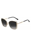 Jimmy Choo Lunettes de Soleil ALEXIS/S Palladium/Blue Shaded 59/18/145 femme