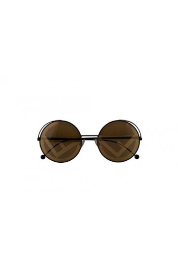 FENDI FF0343/S Lunettes de soleil Noir Avec Lentilles Brunes Goldes 53mm 807EB FF0343S FF 0343/S
