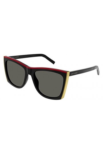 Saint Laurent Lunettes de Soleil SL 539 PALOMA Black Red/Grey 58/18/145 femme