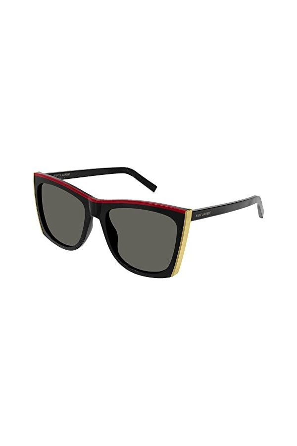 Saint Laurent Lunettes de Soleil SL 539 PALOMA Black Red/Grey 58/18/145 femme
