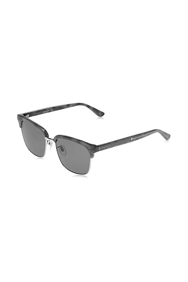 Gucci Lunettes de Soleil GG0382S Light Havana/Blue 56/18/145 homme