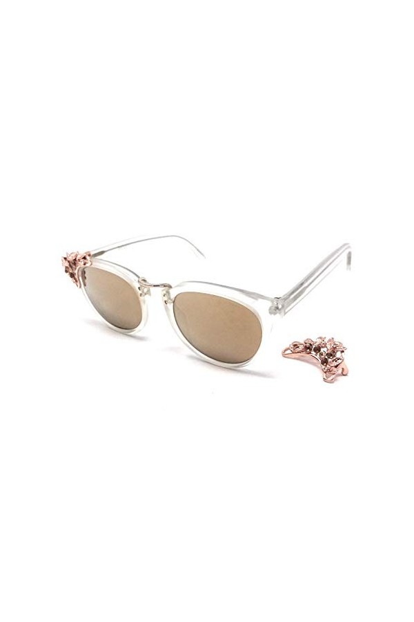 Lunettes de soleil femme MASSADA UNTITLED II M 3146 C.CM avec strass supplémentaires