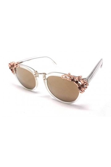 Lunettes de soleil femme MASSADA UNTITLED II M 3146 C.CM avec strass supplémentaires