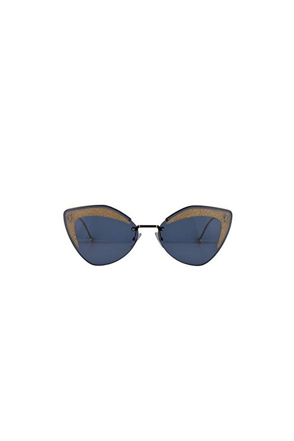 Fendi FF0355/S Lunettes de soleil Transparent Blue Avec Lentilles Blues 66mm ZI9KU FF0355S FF 0355/S