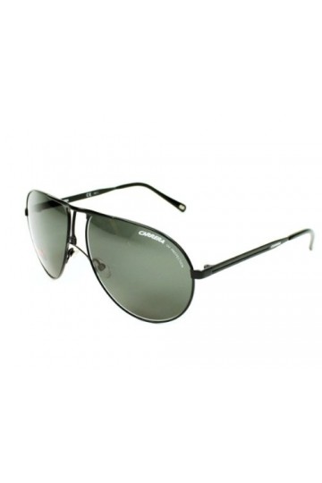 Carrera Carrera 1 Black Frame/Brown Grey Lens Metal Sunglasses, 59mm