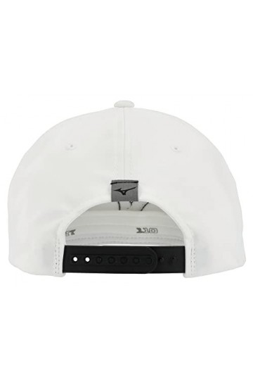 Mizuno Tour Flat Snapback Chapeau de Golf, Blanc et Blanc, Taille Unique Femme