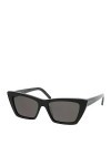 Saint Laurent Sl 276 Mica, Gafas De Sol Mujer, Black-black-grey 001 