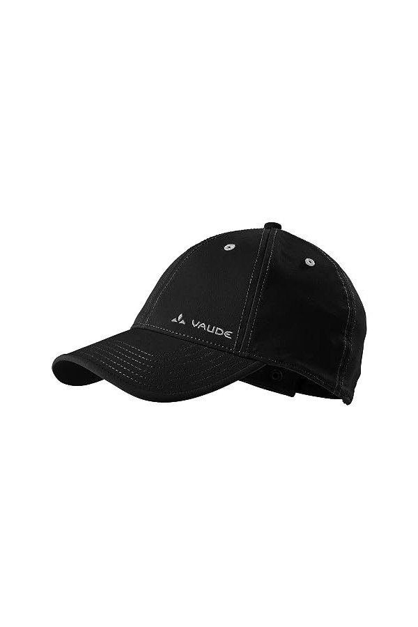 VAUDE Softshell Casquette de Baseball, Noir uni, s Mixte