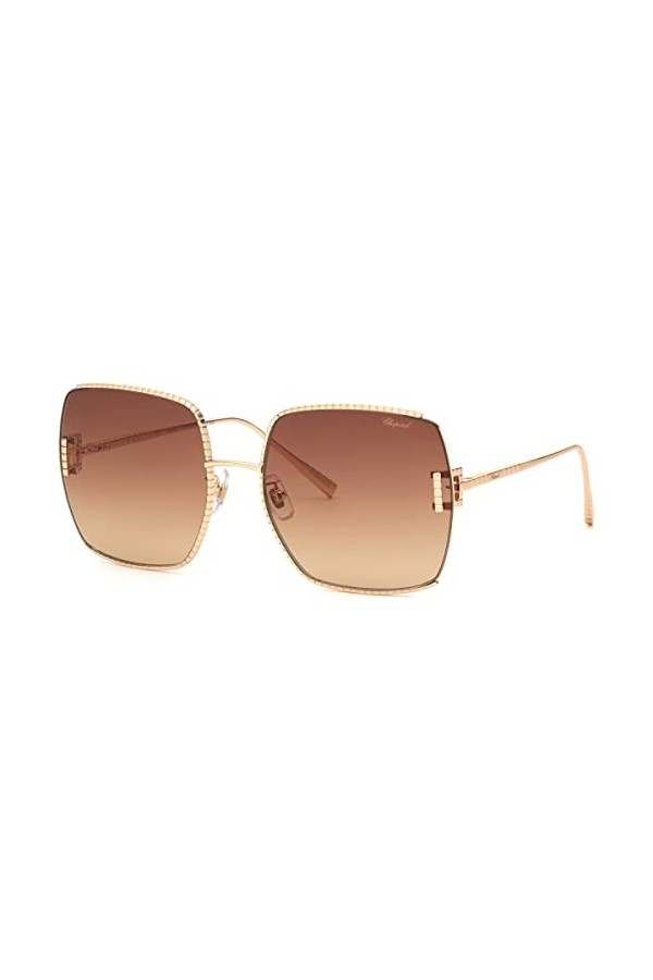 Chopard Femme SCHG30M Lunettes de Soleil, Shiny Copper Gold, 63