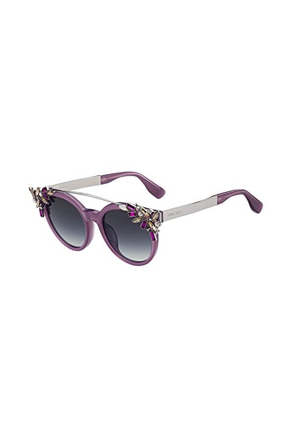 Jimmy Choo VIVY/S 9O 1UQ 51 Montures de Lunettes, Violet Violet PLD/Dark Grey SF , Femme